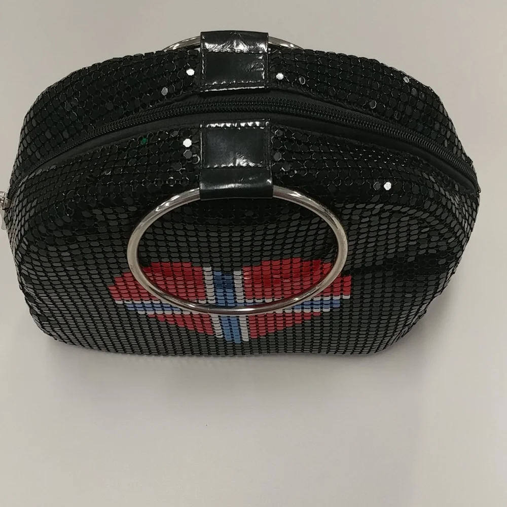 Norwegian flag clutch purse - Picture 4 of 7
